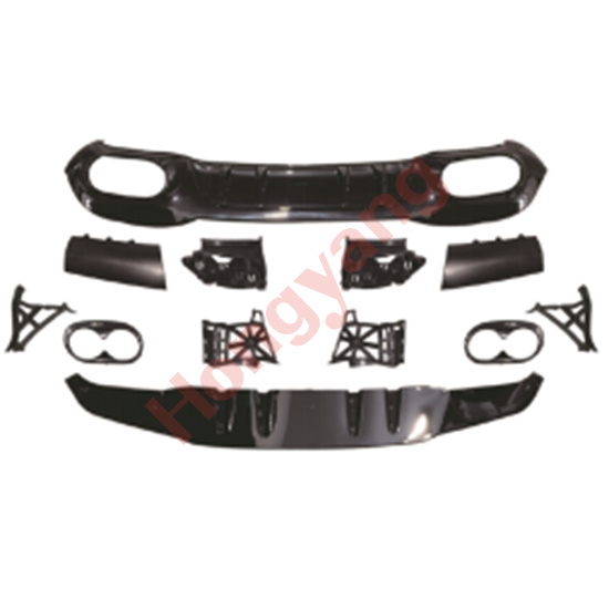 W177-(2019-2024) Upgrade To A45-(2019-2024)  Rear Diffuser（For Sedan Car）