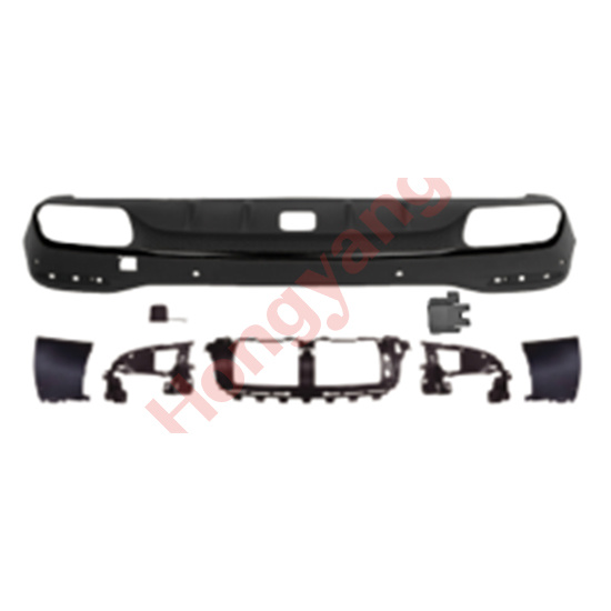W167-(2020-2024) Upgrade To GLE63-(2020-2024) Rear Diffuser（With Hole / Black）