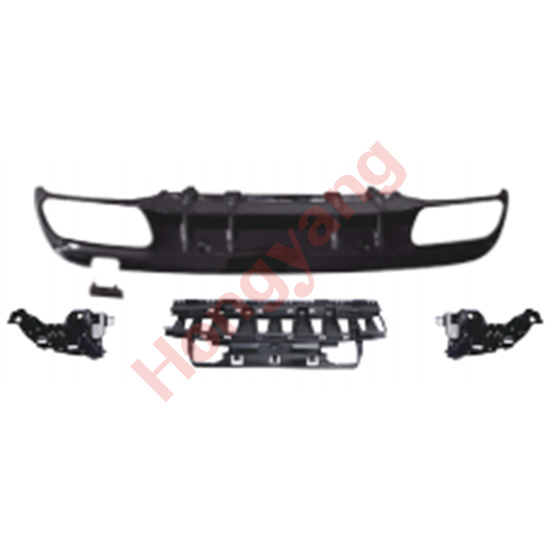 W205-(2019-2021) Upgrade To C63-(2019-2021) Rear Diffuser（Glossy Black）