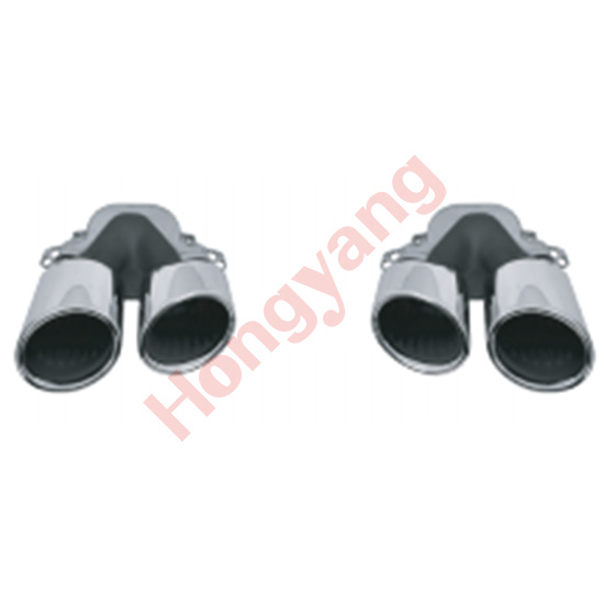 W118-(2020-2024) Upgrade To CLA45-(2020-2024) Exhaust Pips（Silver）