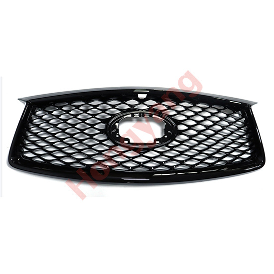 Car Grille Gloss Black W/C Gloss Black Frame  W/C PDC Hole