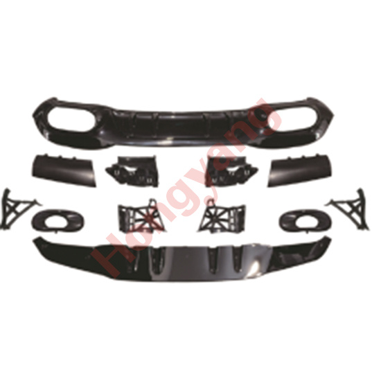 W177-(2019-2024) Upgrade To A45-(2019-2024)  Rear Diffuser（For Sedan Car）