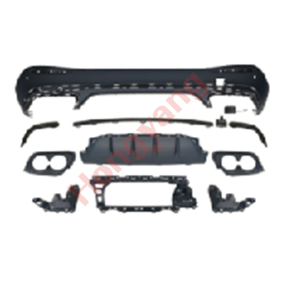 X254-(2023+) Upgrade To GLC43-(2023+) Rear Diffusser（Black）