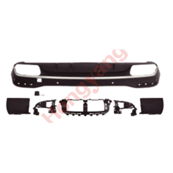 X167-(2020-2024) Upgrade To GLS63-(2020-2024) Rear Diffuser（Silver）