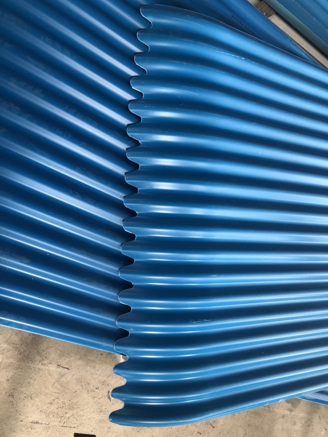 PVC 彩瓦 彎頭（雨棚專用）