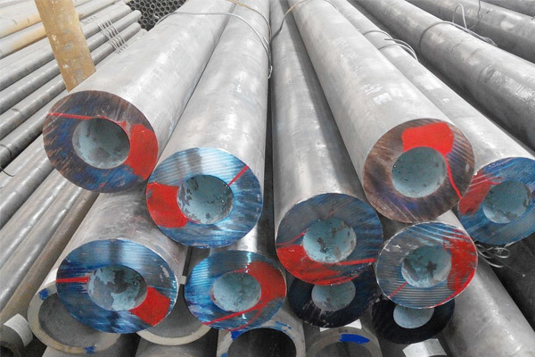 Honed hydraulic steel pipe