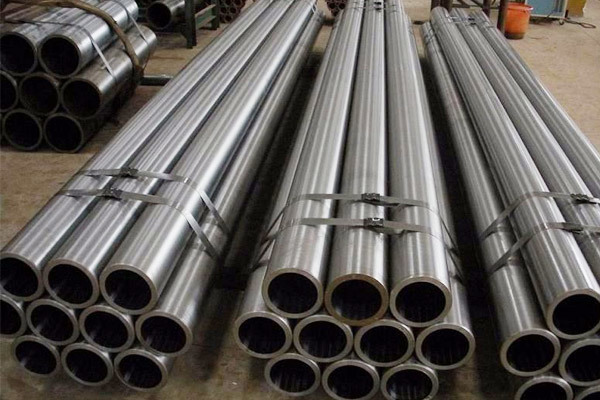 Honed hydraulic steel pipe