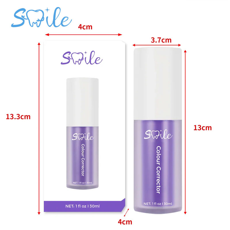 Hot Sale Purple V34 Toothpaste V34 Colour Corrector Serum For Sensitivity Teeth Repair