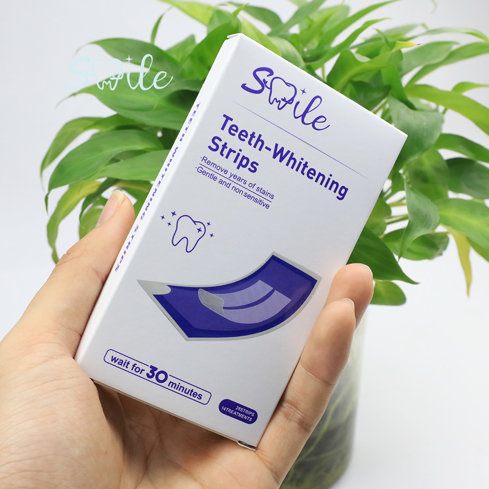 Wholesale Customized Concentration Teeth Whitening Strips PAP 7 Pairs or 14 Pairs
