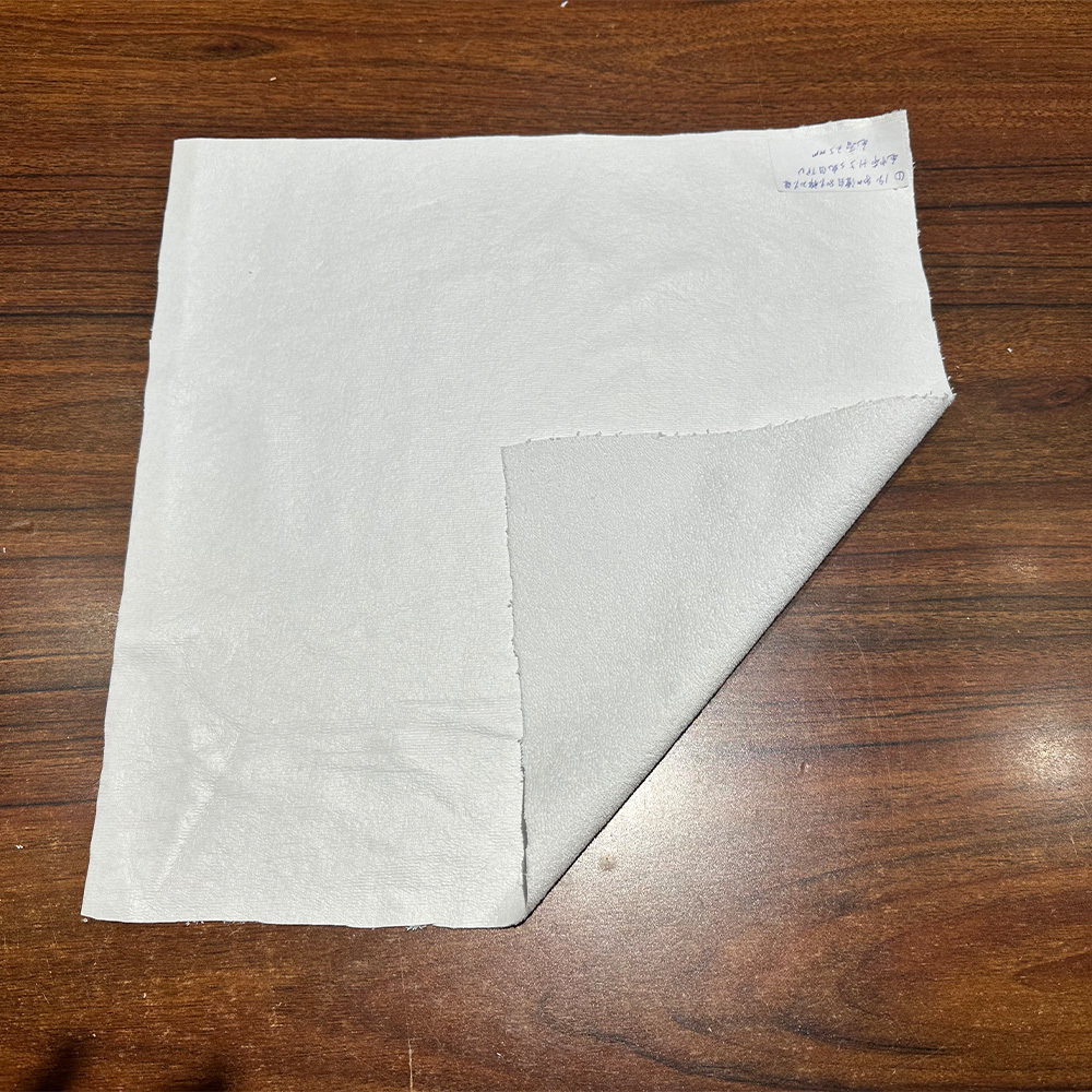 130 gsm decolourize 60% cotton 40% polyester knitted fabric with 1.5S ivory TPU fabric