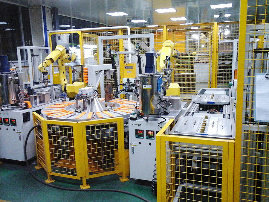 Non-standard automatic assembly line