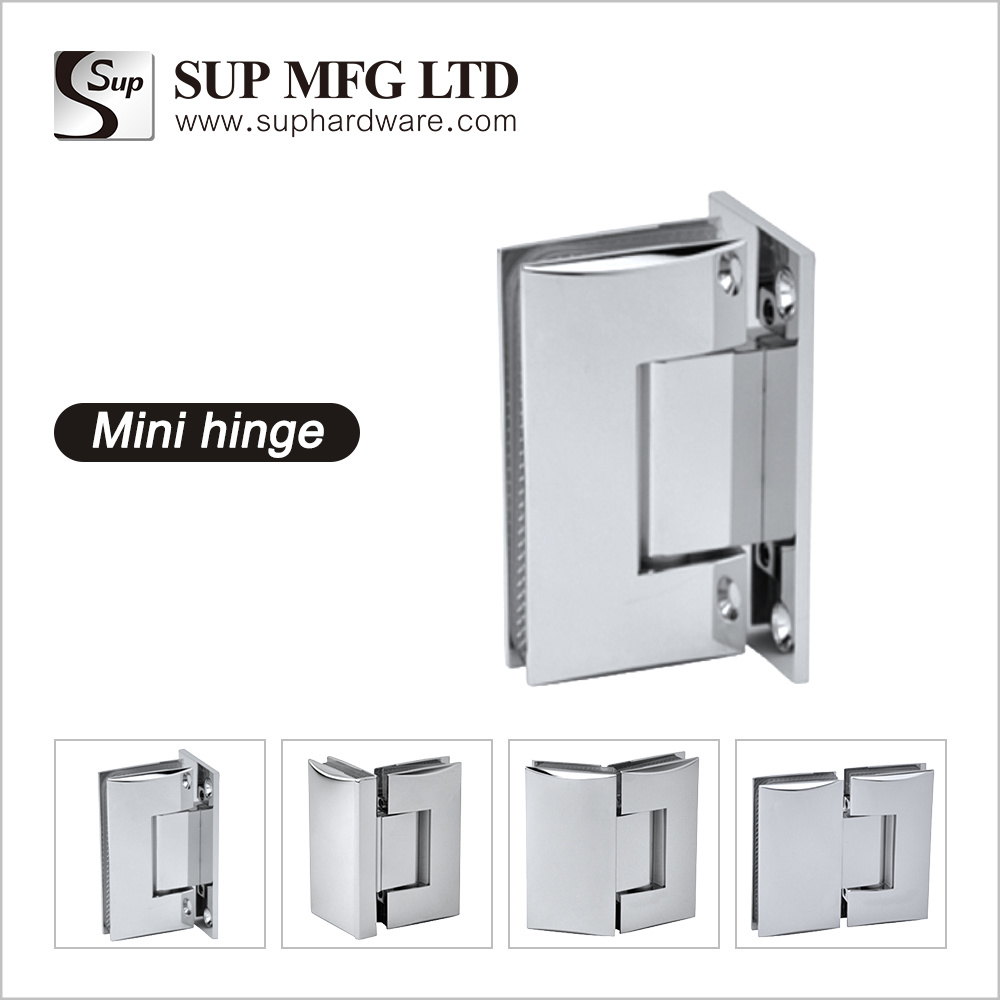 GH40XM 6-8mm glass door window hinge Mini shower hinge
