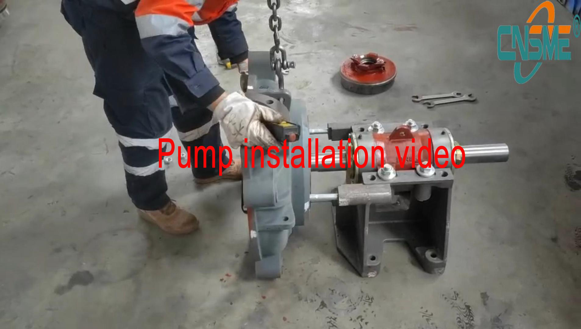 Slurry Pump Installation with a Video