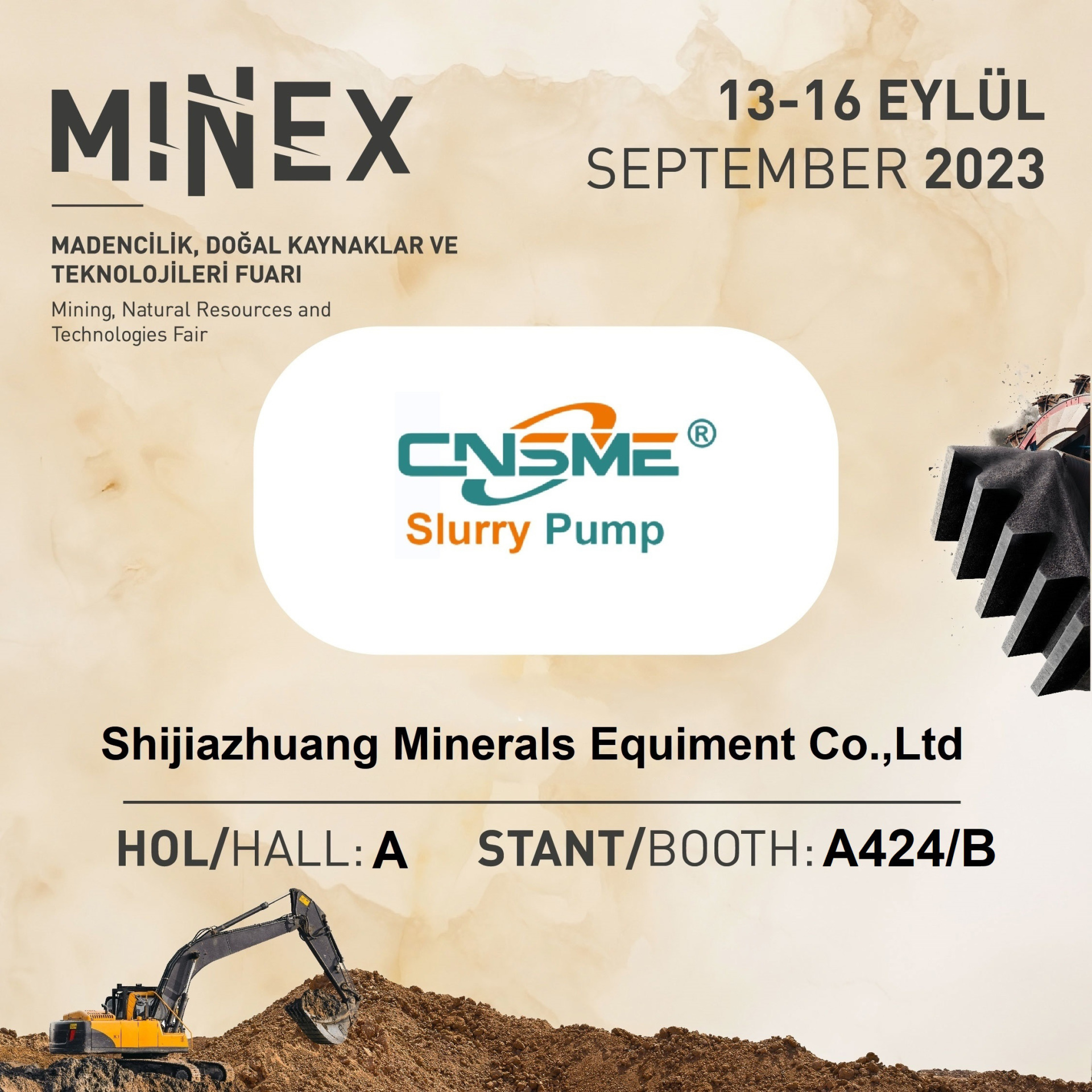 2023 Turkey Mining and mining machinery Exhibition