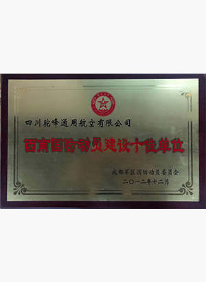西南国防动员建设十佳单位