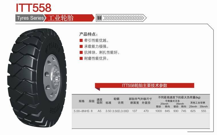 工业轮胎ITT558
