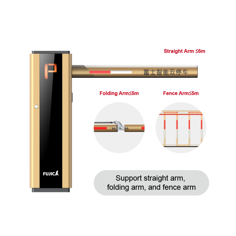 Smart Car Park Barrier Gate FJC-D9S-Global Access Control System Turnstile Gate Supplier-FUJICA SYSTEM