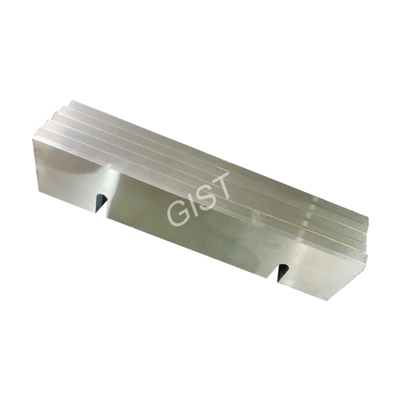 Centerless grinding machine alloy guide plate