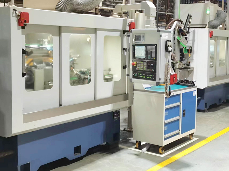 The company's dedicated equipment serves the MAHLE valve production line in Germany The company's dedicated equipment serves the MAHLE valve production line in Germany