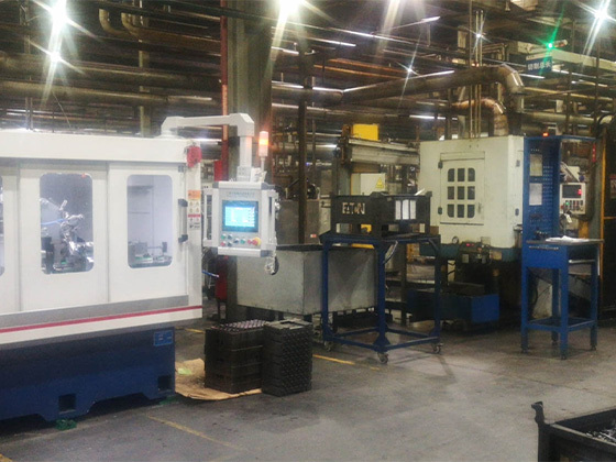The company's dedicated equipment serves the EATON valve production line in the United States