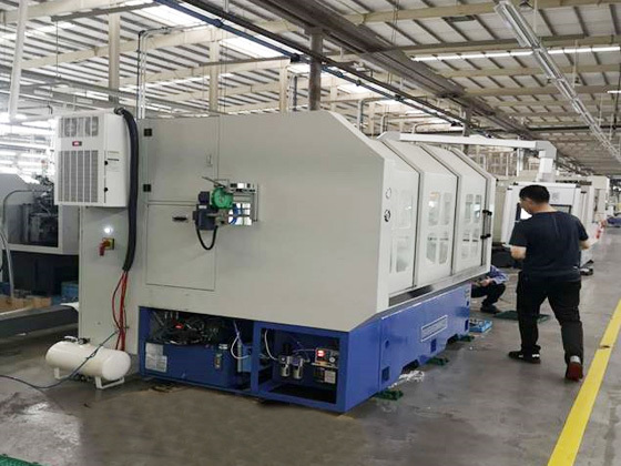 The company's dedicated equipment serves the valve production line of Chongqing San'ai Hailing Company