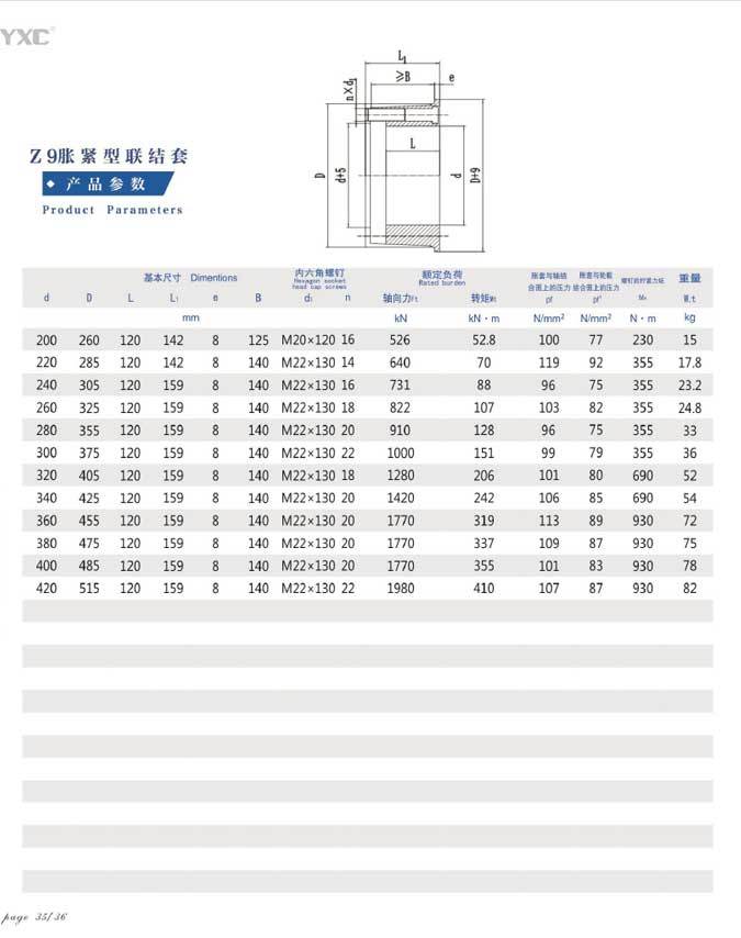 胀紧联结套
