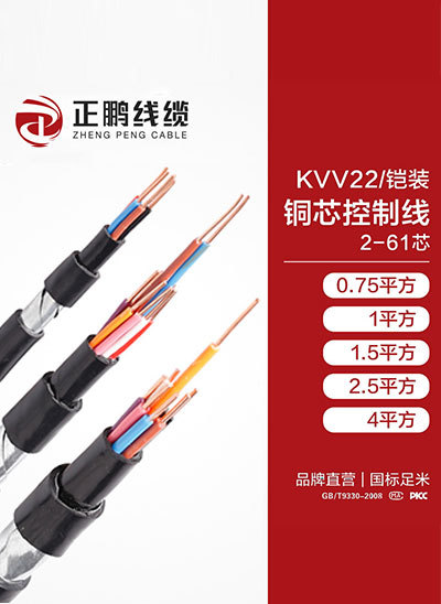 KVV22/鎧裝 銅芯控制線
