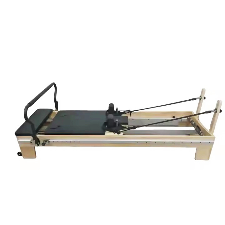 MC-PF010  Full rail maple wooden double-directional slide rail pilates reformer