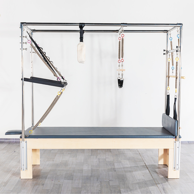MC-PF002 Maple Wood Equipment Reformer Pilates Cadillac Bed Gym Cadillac Pilates reformer