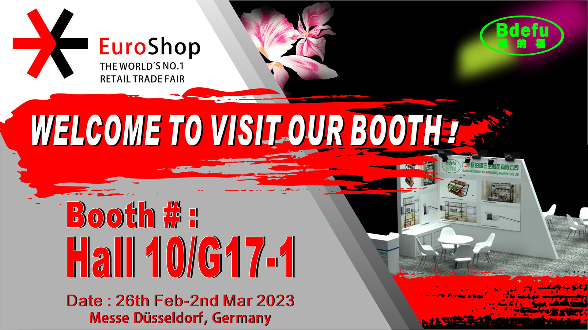 welcome to visit our booth!