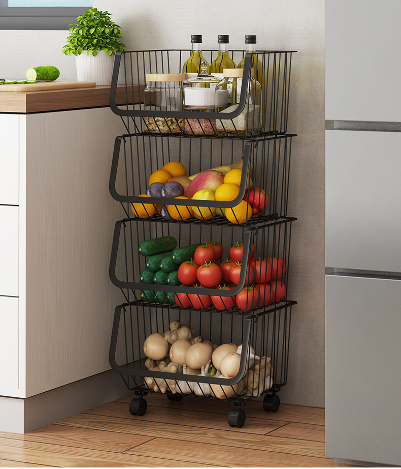 Nordic ins kitchen fruit and vegetable storage rack