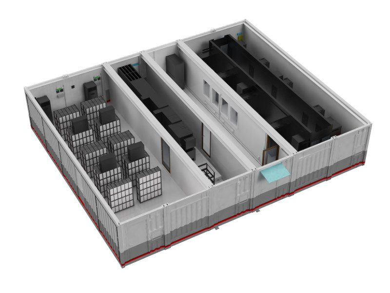 FusionModule1000B预制模块化数据中心