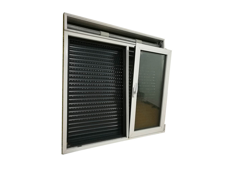 Integrated roller shutter window