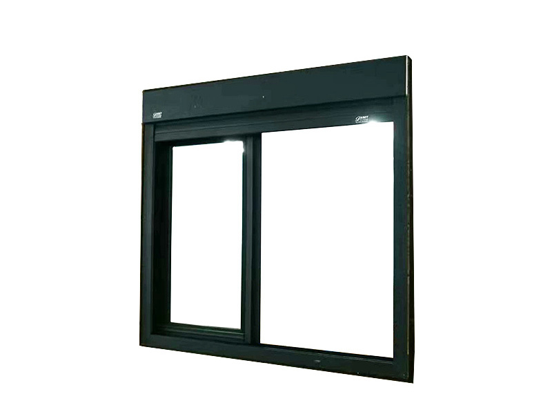 Integrated roller shutter window