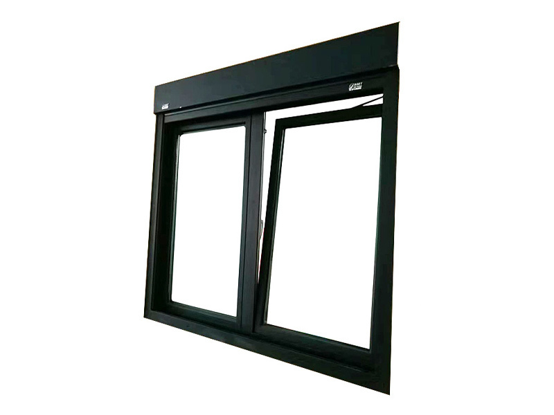 Integrated roller shutter window