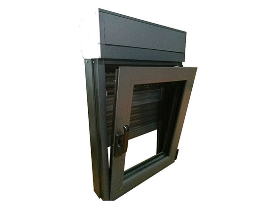 Integrated roller shutter window