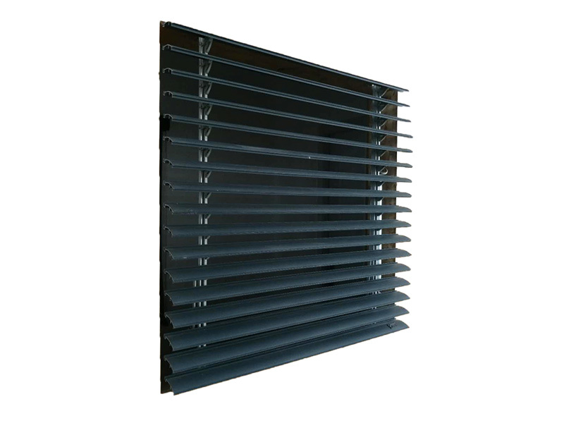 European style louvered canopy curtain