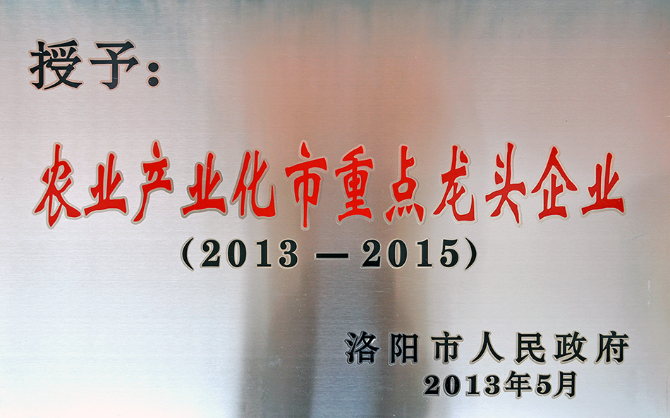 农业产业化市重点龙头企业