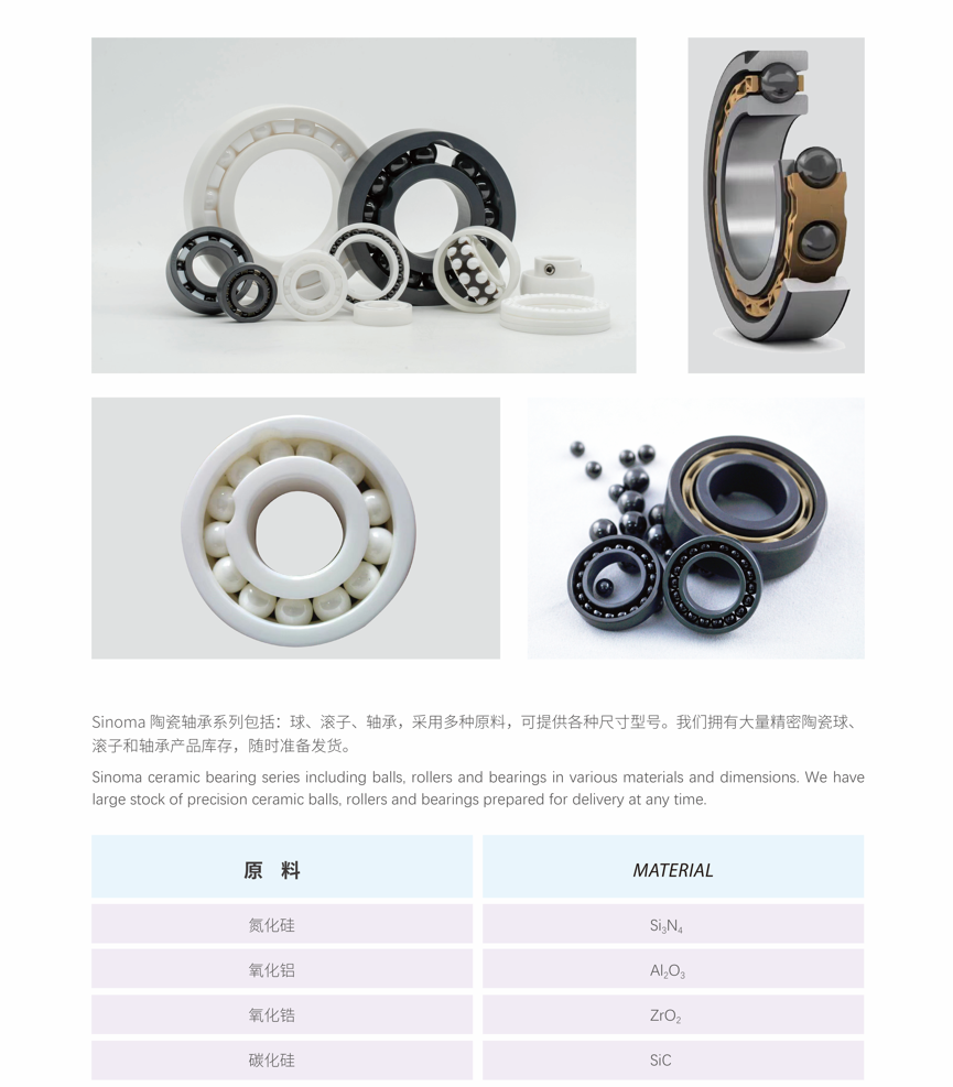 Ceramic Bearings Sinoma Advanced Nitride Ceramics Co Ltd Bearings