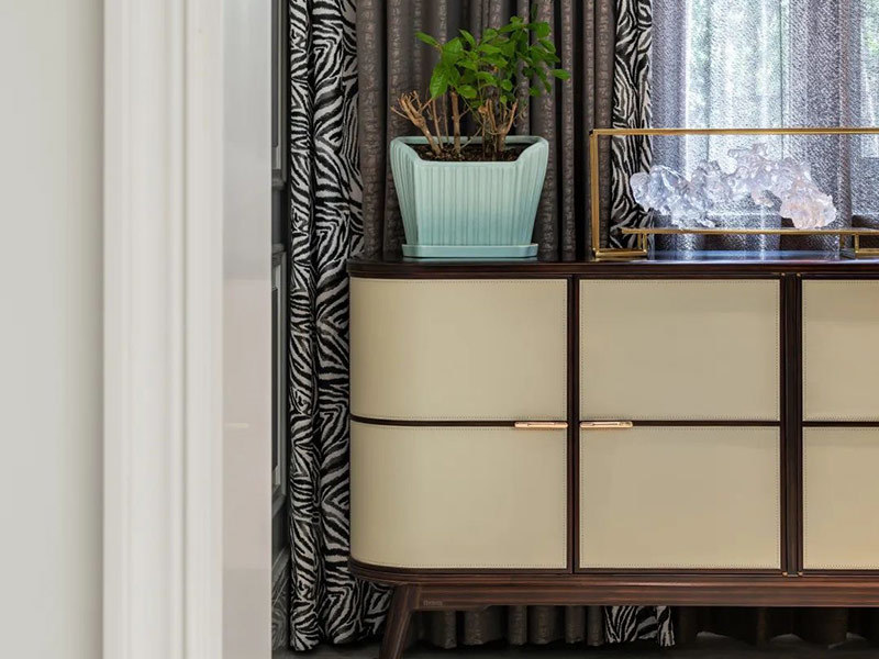 Interior leather for home decoration