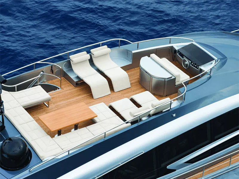 Yacht interior and exterior decoration