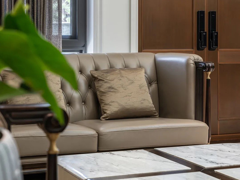 Interior leather for home decoration