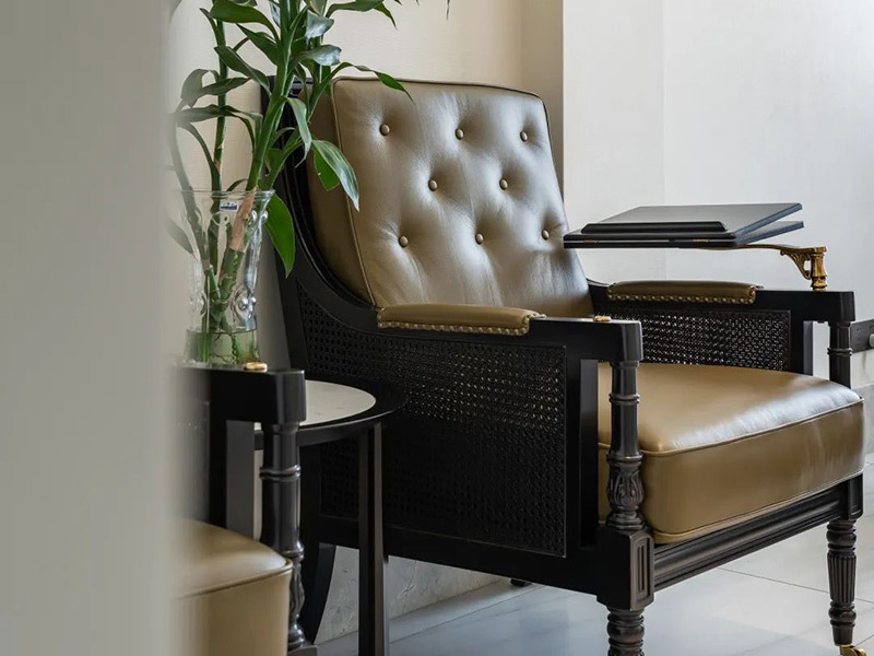 Interior leather for home decoration