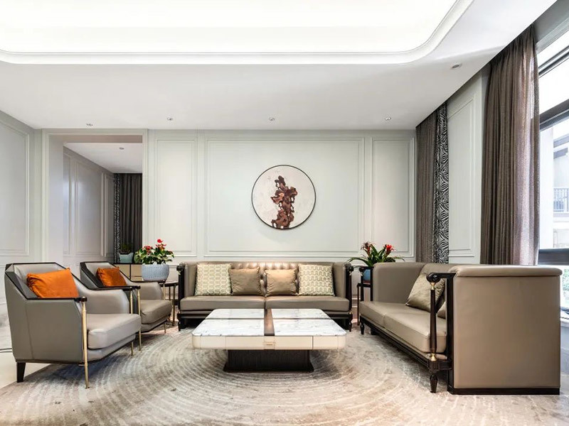 Interior leather for home decoration