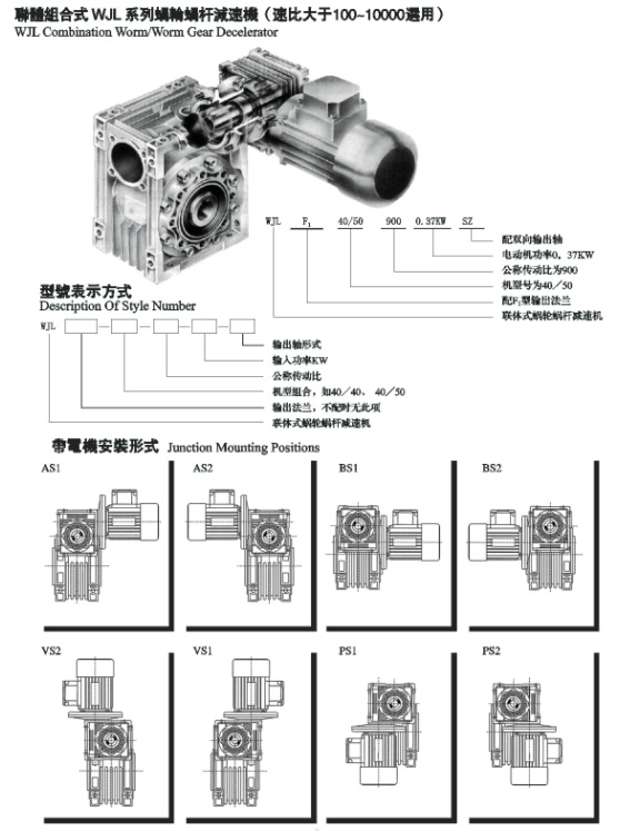 微型減速機系列