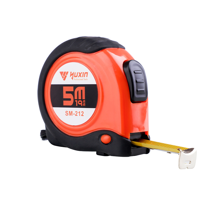 TPR rubberized double stopper pocket tape measure
