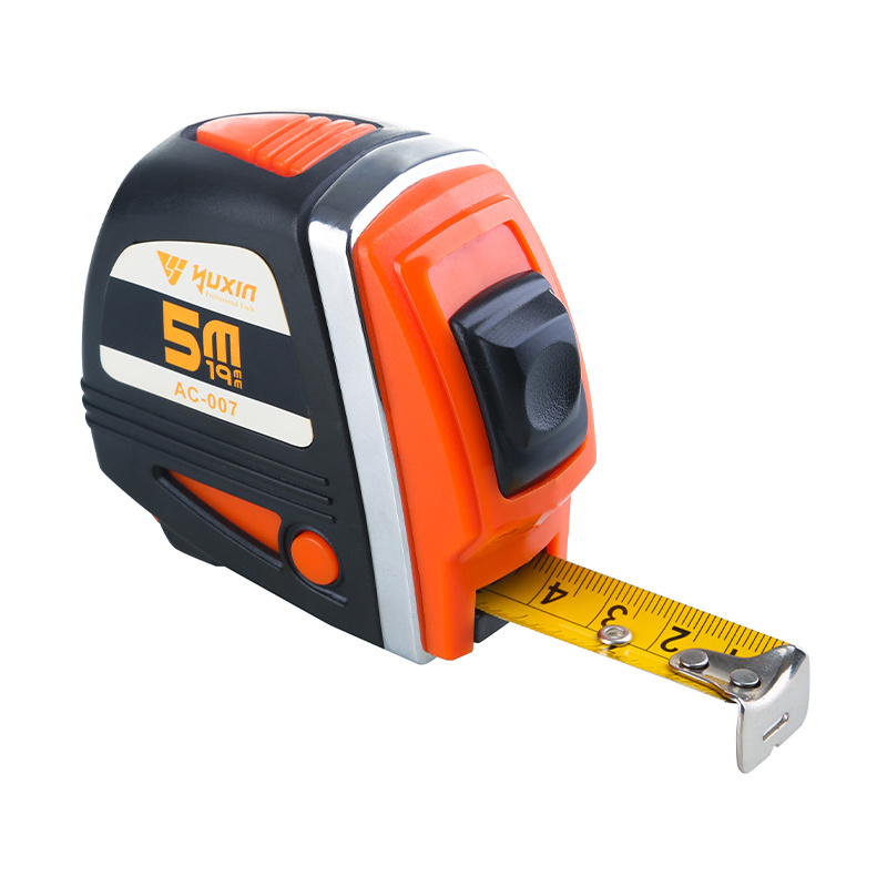 Chromed dual stop buttons 3m steel measuring tape