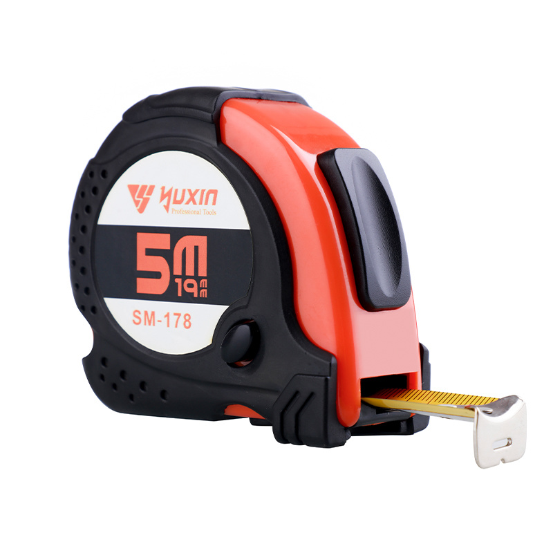 MID approved pvc covered 5m  tape measure with three stoppers