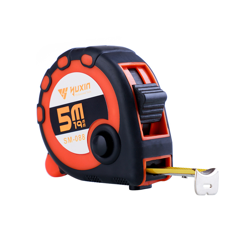 CE MID approved rubberized 5m steel measuring tape