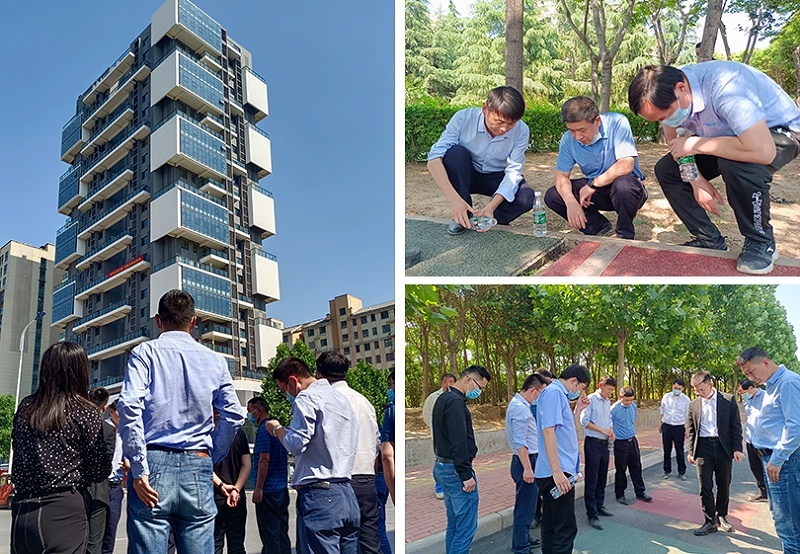 Leaders and experts from China Construction Five Bureau, Henan Geological and Mining Bureau, China Nuclear Five Institute, Henan Water Conservancy and Environment Vocational College visited Sano Repair
